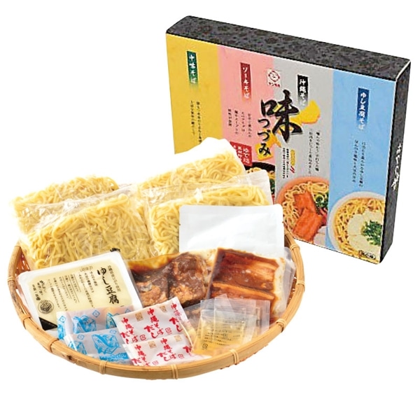 【 産地直送 4523 ： お届け先様が沖縄本島内向け 】　蔵　サン食品　味つづみ4食ギフトセット