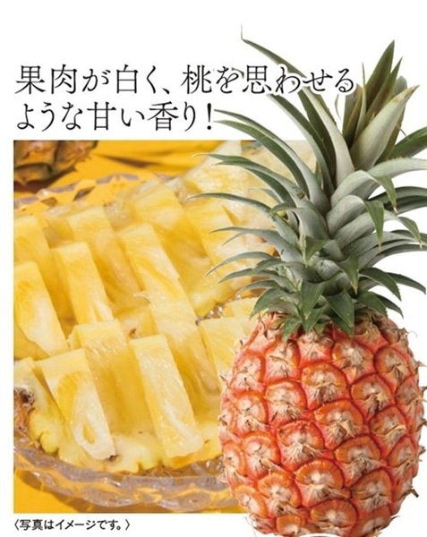 【  産地直送 1069：お届け先住所が 沖縄県内離島・沖縄県外向け 】  蔵  沖縄産ピーチパイン6玉(１玉約１ｋｇ)