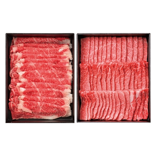 【 産地直送 2017 : お届け先が沖縄県内離島・沖縄県外 】 サンエー食品加工センター 沖縄県産黒毛和牛スライス&焼肉セット