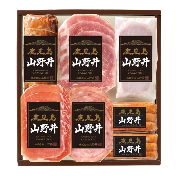 【 産地直送  2172 ： 全国一律】 蔵 山野井 鹿児島山野井　炭焼きみそ漬け焼豚とハム・スライスセット（SA40）