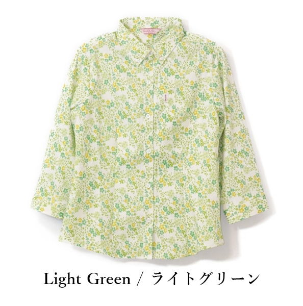 スプリンクルペタル柄七分袖かりゆしウェア19E41BD7