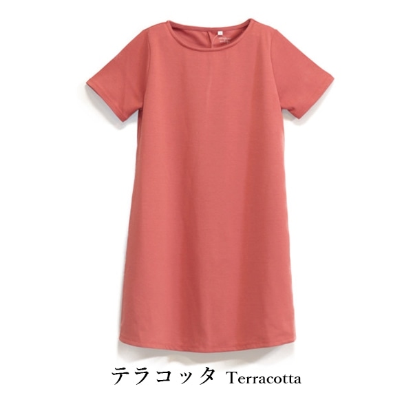 【送料無料】 コットンＵＳＡチュニックＴシャツ 409-766L
