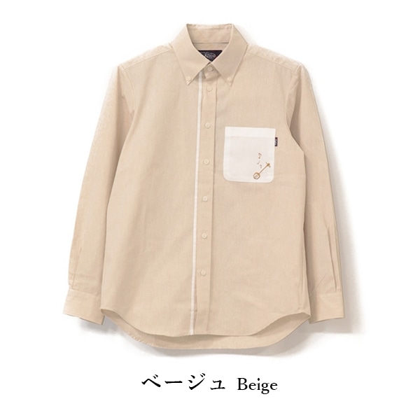 kr22 刺繍三味線 柄 かりゆしウェア　P1860-136