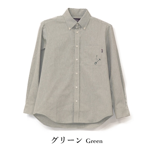 kr22 刺繍三味線 柄 かりゆしウェア　P1860-136