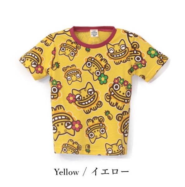 子供Tシャツ【シーサー総柄】26113209