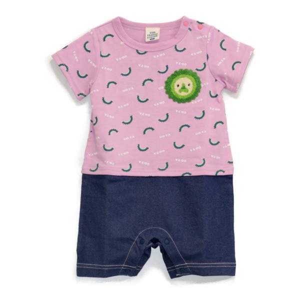 子供Tシャツ【ゴーヤー総柄カバーオール】26520106