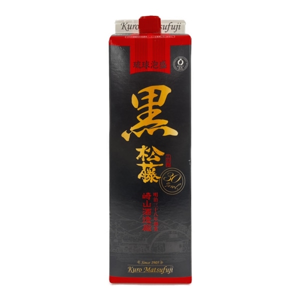 泡盛30度【崎山酒造　黒松藤紙パック　1800ml】
