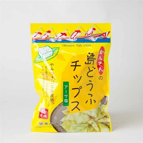 あかゆら 島どうふチップス　アーサ塩