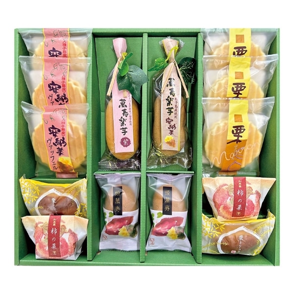 【 5034 】 ◇ 和晃　旬菓のにぎわい（秋冬）　14個