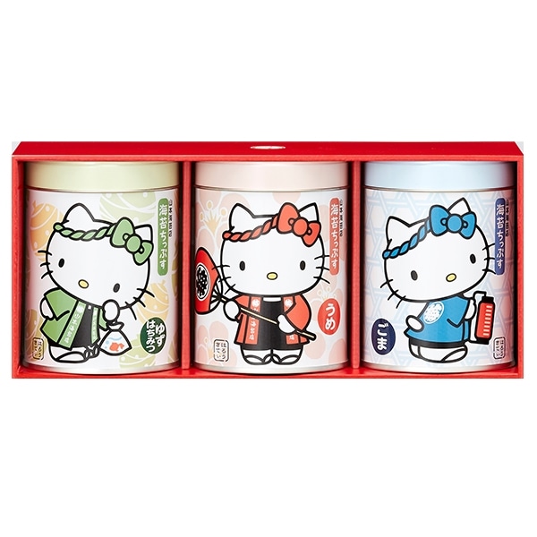 山本海苔店  はろうきてぃ海苔ちっぷす ３缶 <ＲＫＴ１Ａ８>