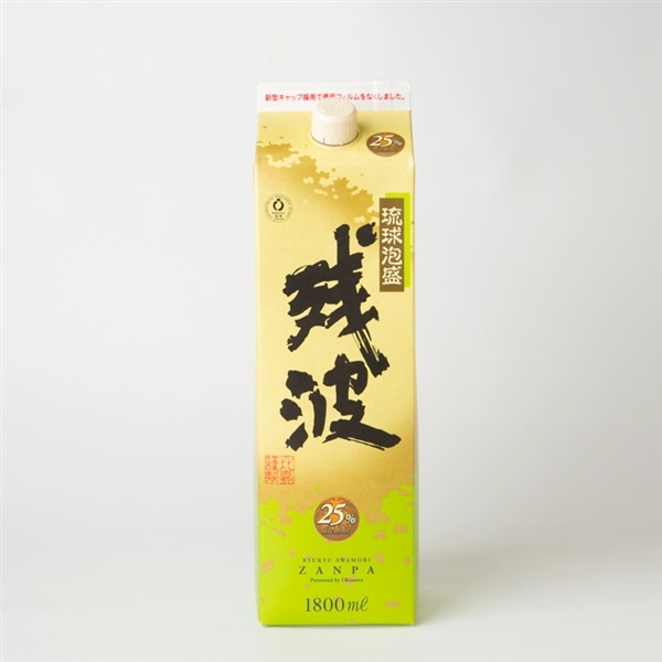 泡盛30度 1800ｍｌ比嘉酒造　残波パックホワイト