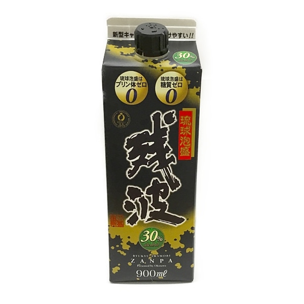 泡盛30度　900ｍｌ　比嘉酒造　残波ブラック・パック