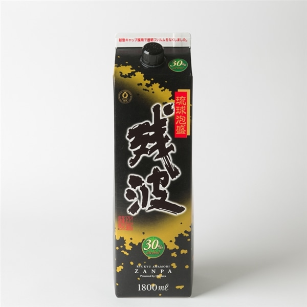 泡盛30度　1800ｍｌ　比嘉酒造　残波ブラック・パック