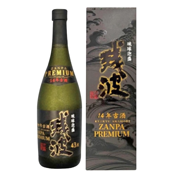 【 9220 :お届け先が沖縄県内】 ◇ 比嘉酒造　残波プレミアム　１４年古酒　720ｍｌ
