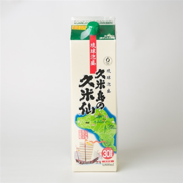 泡盛30度 1800ｍｌ 久米島の久米仙　久米仙パック