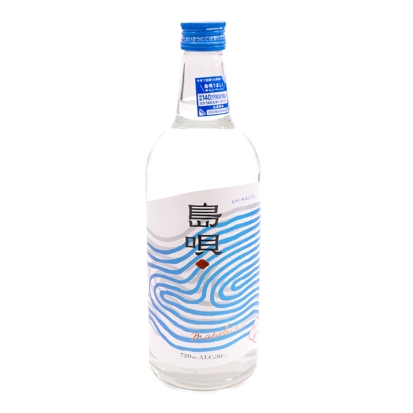 泡盛30度：720ml【まさひろ酒造　島唄・スリムパック】