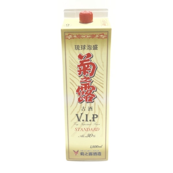 泡盛30度1.8L菊之露ⅤⅠＰスタンダード古酒パック