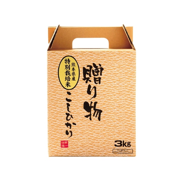 【 9336 】 ◇ 第一食糧特別栽培　熊本産こしひかり巾着３Ｋｇ