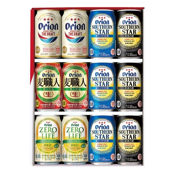 【3030:ご注文者様が沖縄県内在住の方】◇オリオンビールオリオン５種詰め合わせセット350ｍｌ×12