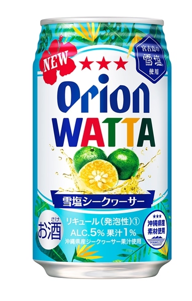 オリオン　WATTA 雪塩シークヮーサー  350ML