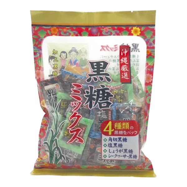 仲宗根食品　 加工黒糖 黒糖ミックス　赤