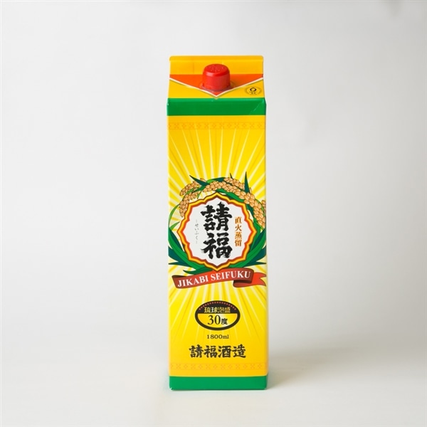泡盛30度 1800ｍｌ 請福　直火請福紙パック